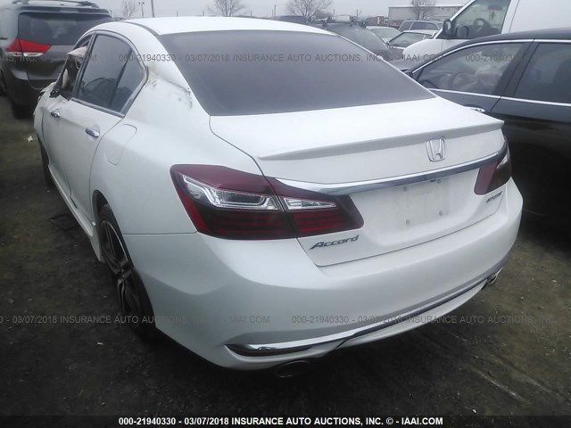 1HGCR2F55HA176146 - 2017 HONDA ACCORD SPORT 白色 照片 3