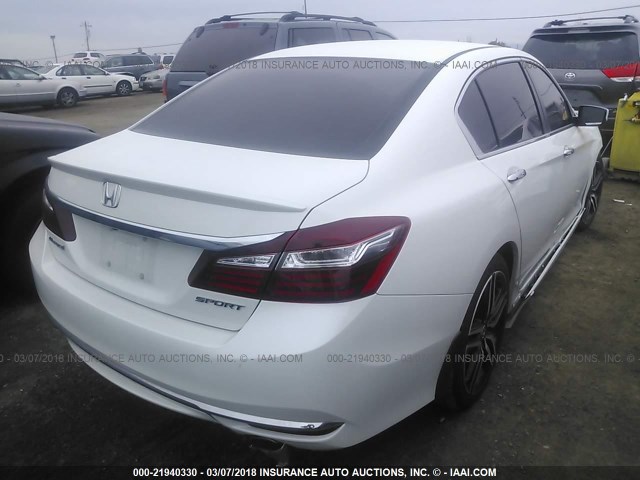 1HGCR2F55HA176146 - 2017 HONDA ACCORD SPORT 白色 照片 4