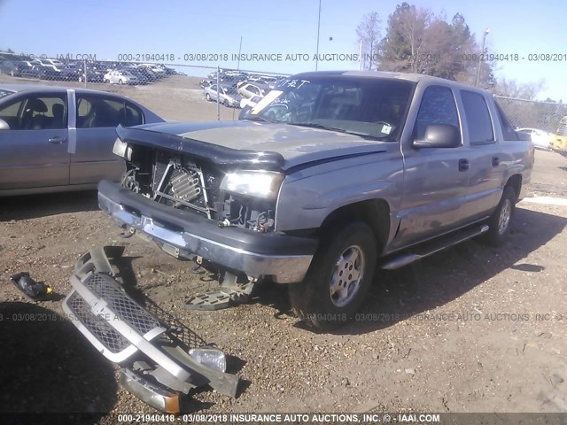 3GNEC13T13G294847 - 2003 CHEVROLET AVALANCHE C1500 SILVER photo 2