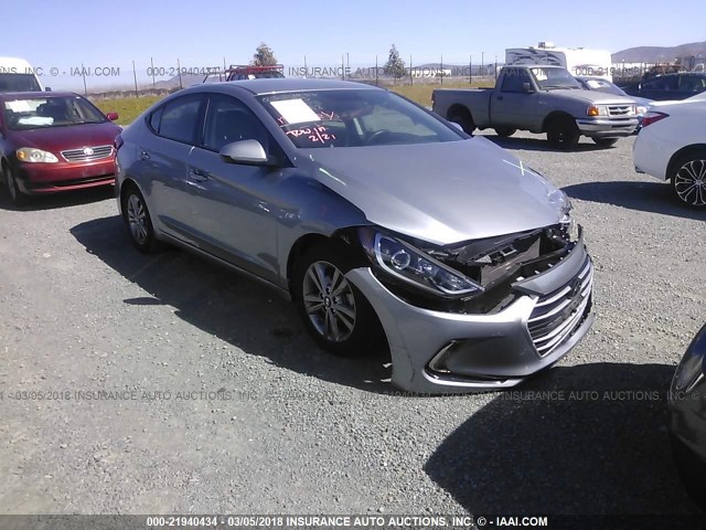 5NPD84LF4HH046883 - 2017 HYUNDAI ELANTRA SE/VALUE/LIMITED SILVER photo 1