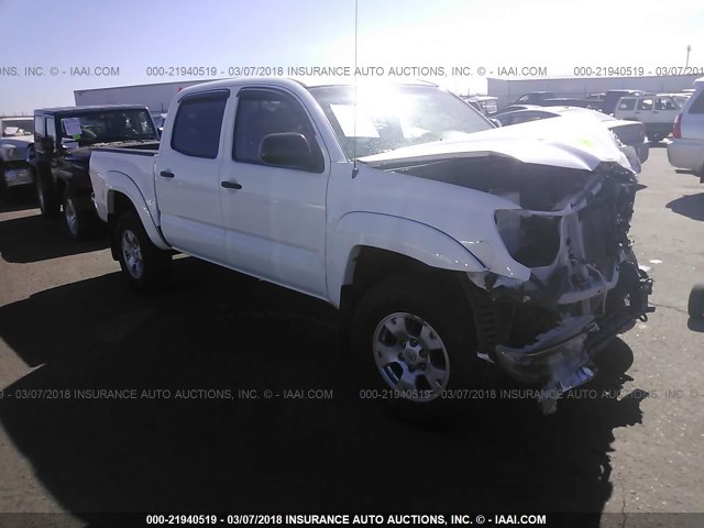 3TMLU4EN1DM118316 - 2013 TOYOTA TACOMA DOUBLE CAB თეთრი ფოტო 1