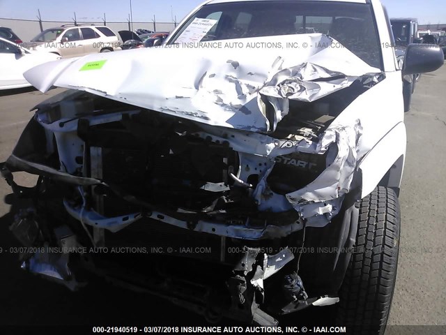 3TMLU4EN1DM118316 - 2013 TOYOTA TACOMA DOUBLE CAB თეთრი ფოტო 6