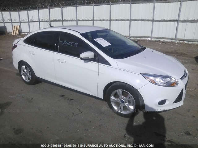 1FADP3F28EL170965 - 2014 FORD FOCUS SE WHITE photo 1