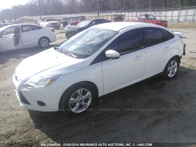 1FADP3F28EL170965 - 2014 FORD FOCUS SE WHITE photo 2