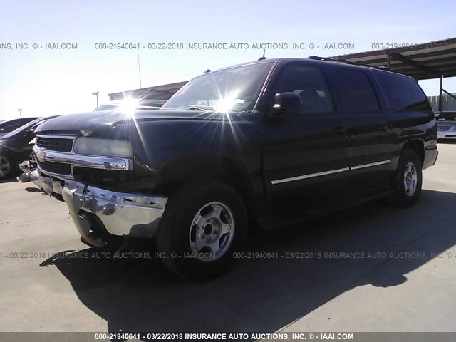 1GNEC16Z04J269633 - 2004 CHEVROLET SUBURBAN C1500 BLUE photo 2