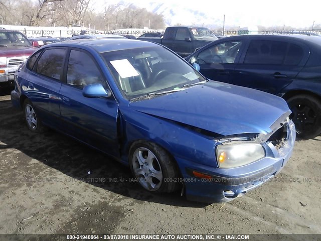 KMHDN56D74U114520 - 2004 HYUNDAI ELANTRA GLS/GT BLUE photo 1