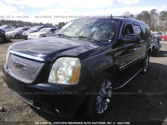 1GKFK66837J190843 - 2007 GMC YUKON XL DENALI BLACK photo 6