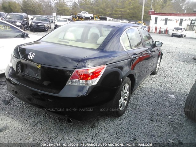 1HGCP2F42AA151952 - 2010 HONDA ACCORD LXP BLACK photo 4