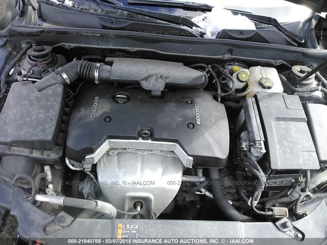 1G11B5SA3DF190566 - 2013 CHEVROLET MALIBU LS 灰色 照片 10