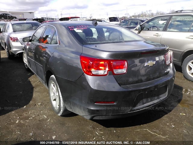 1G11B5SA3DF190566 - 2013 CHEVROLET MALIBU LS 灰色 照片 3
