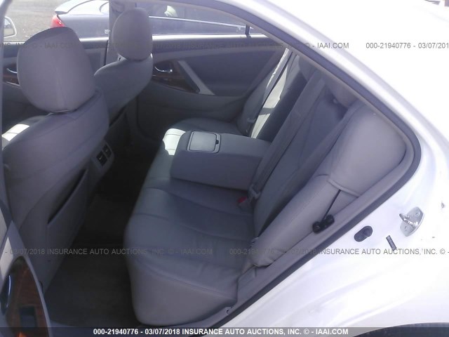 4T1BE46K29U873437 - 2009 TOYOTA CAMRY SE/LE/XLE WHITE photo 8