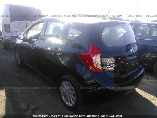 3N1CE2CP7FL399006 - 2015 NISSAN VERSA NOTE S/S PLUS/SV/SL/SR BLACK photo 3