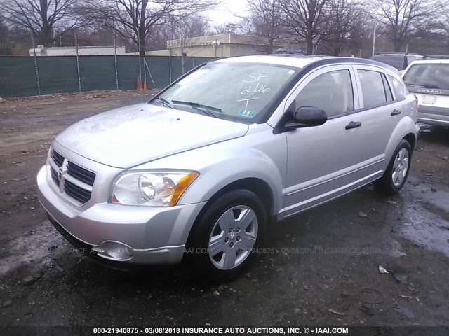 1B3HB48C18D794483 - 2008 DODGE CALIBER SXT SILVER photo 2