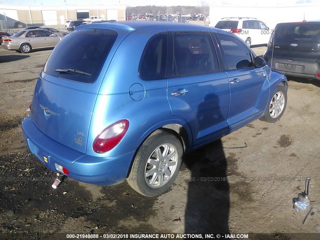 3A8FY58999T561163 - 2009 CHRYSLER PT CRUISER TOURING BLUE photo 4