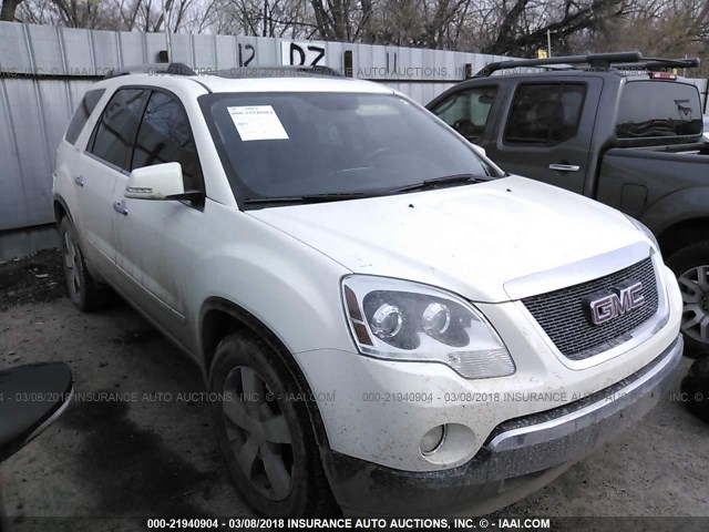 1GKKVRED1CJ251896 - 2012 GMC ACADIA SLT-1 Biały zdjęcie 1
