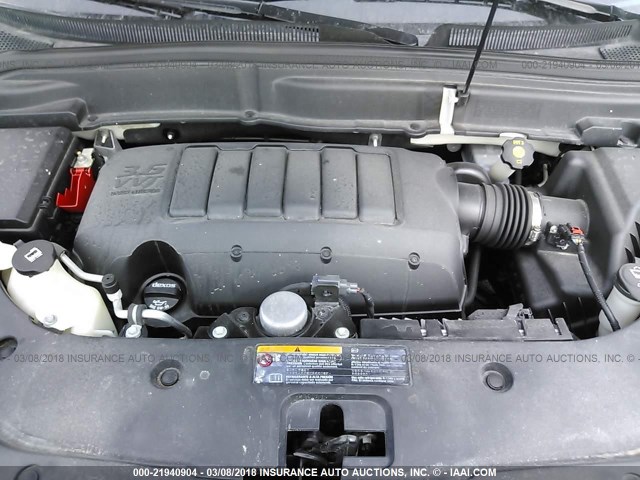 1GKKVRED1CJ251896 - 2012 GMC ACADIA SLT-1 Biały zdjęcie 10