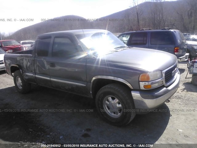 1GTEK19T82E179896 - 2002 GMC NEW SIERRA K1500 GRAY photo 1