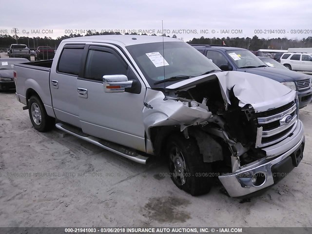 1FTFW1CF2DFB88098 - 2013 FORD F150 SUPERCREW SILVER photo 1