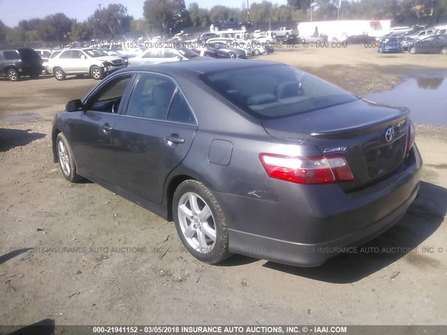 4T1BE46K27U631406 - 2007 TOYOTA CAMRY NEW GENERAT CE/LE/XLE/SE GRAY photo 3