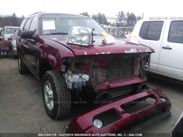 1FMZU73E04ZB43331 - 2004 FORD EXPLORER XLT/XLT SPORT/NBX RED photo 1