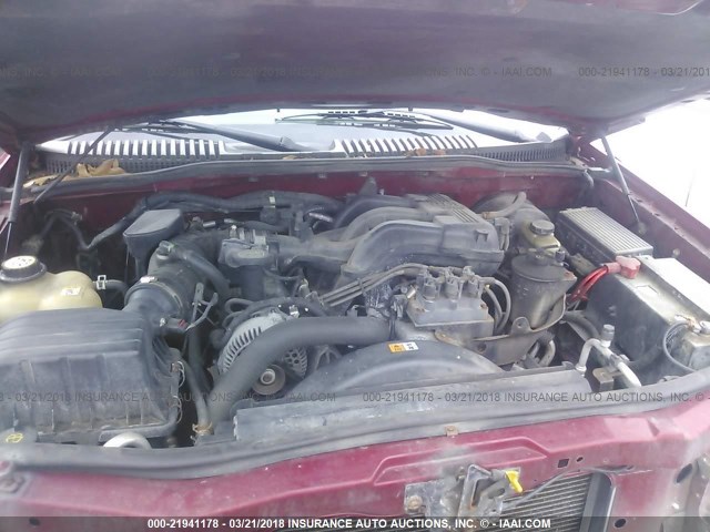 1FMZU73E04ZB43331 - 2004 FORD EXPLORER XLT/XLT SPORT/NBX RED photo 10