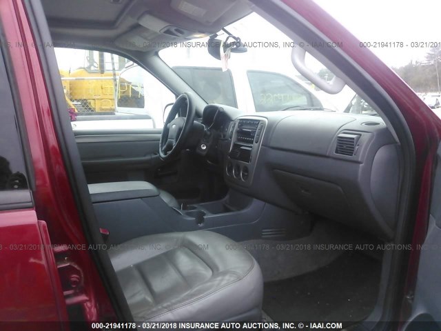 1FMZU73E04ZB43331 - 2004 FORD EXPLORER XLT/XLT SPORT/NBX RED photo 5
