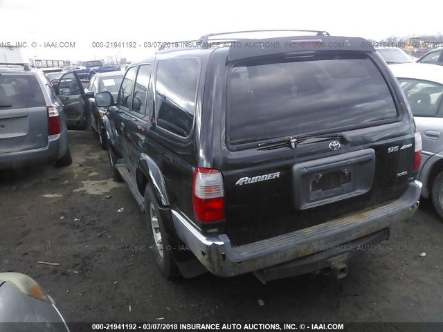 JT3HN86R6Y0309285 - 2000 TOYOTA 4RUNNER SR5 BLACK photo 3