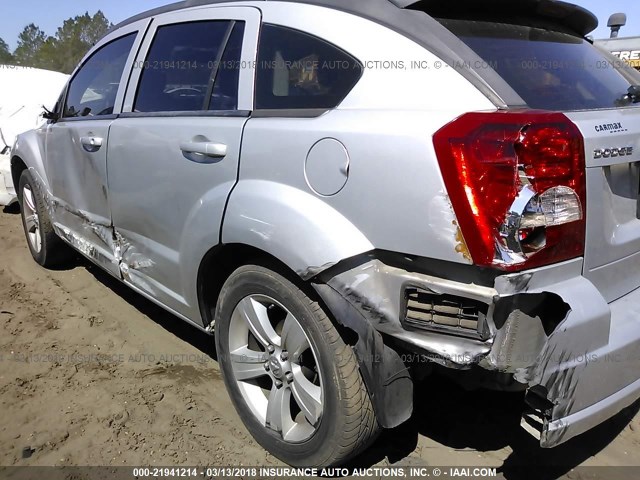 1B3CB9HB2BD254467 - 2011 DODGE CALIBER UPTOWN GRAY photo 6