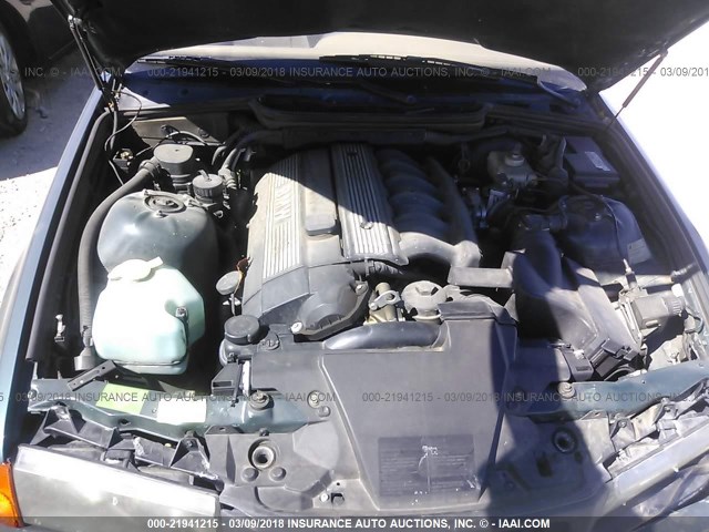 WBACD4322WAV62536 - 1998 BMW 328 I AUTOMATIC GREEN photo 10