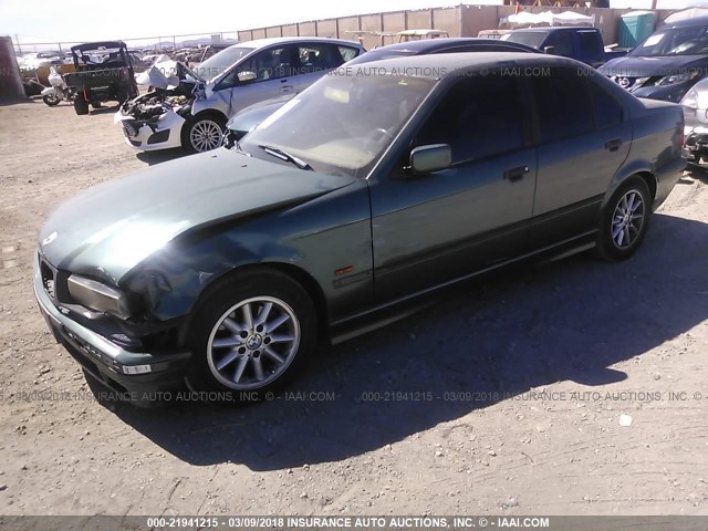 WBACD4322WAV62536 - 1998 BMW 328 I AUTOMATIC მწვანე ფოტო 2