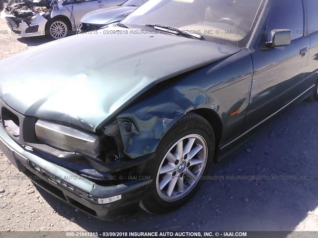 WBACD4322WAV62536 - 1998 BMW 328 I AUTOMATIC მწვანე ფოტო 6