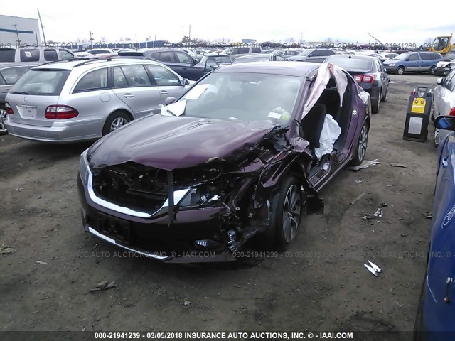 1HGCR2F55FA123637 - 2015 HONDA ACCORD SPORT 勃艮第红 照片 6