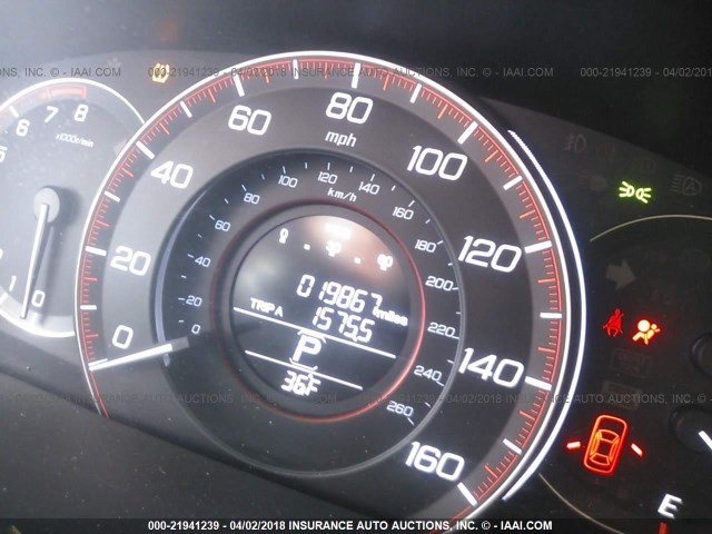 1HGCR2F55FA123637 - 2015 HONDA ACCORD SPORT 勃艮第红 照片 7