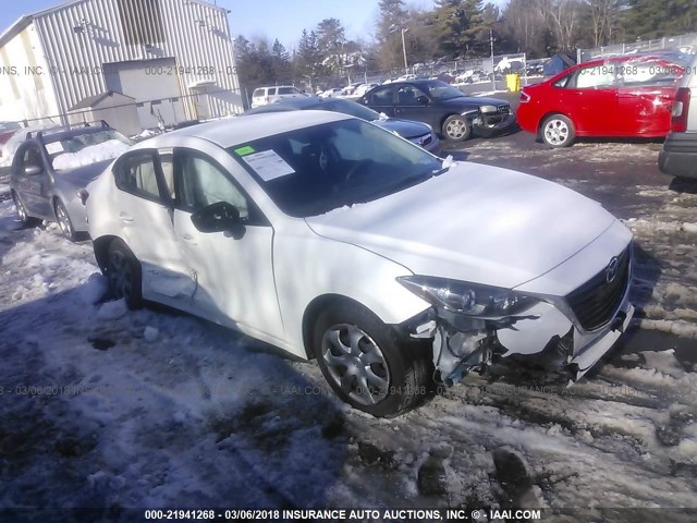 JM1BM1T79F1225502 - 2015 MAZDA 3 SV WHITE photo 1