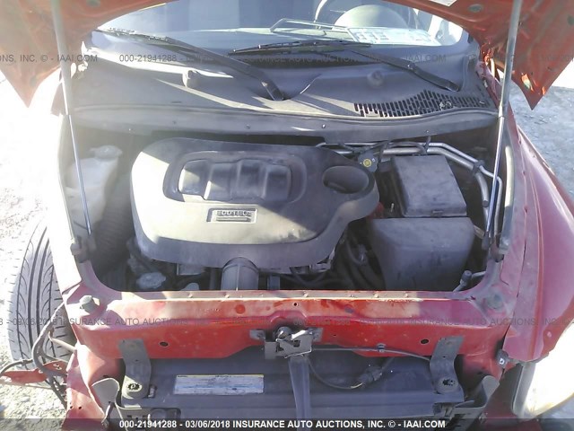 3GNDA23P26S640805 - 2006 CHEVROLET HHR LT RED photo 10