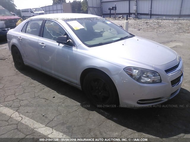 1G1ZB5E1XBF194254 - 2011 CHEVROLET MALIBU LS 银色 照片 1