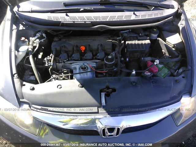 2HGFA1F36AH512987 - 2010 HONDA CIVIC VP GRAY photo 10