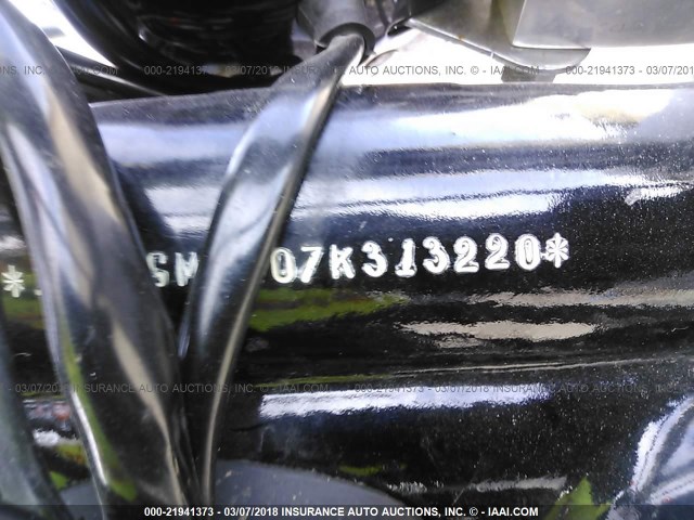 1HD1GM4107K313220 - 2007 HARLEY-DAVIDSON FXD BLACK photo 10