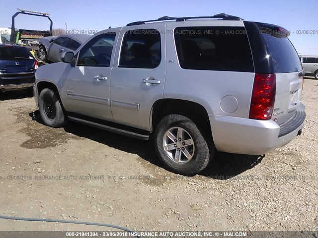 1GKS2CE07BR346417 - 2011 GMC YUKON SLT SILVER photo 3