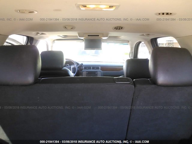 1GKS2CE07BR346417 - 2011 GMC YUKON SLT SILVER photo 8