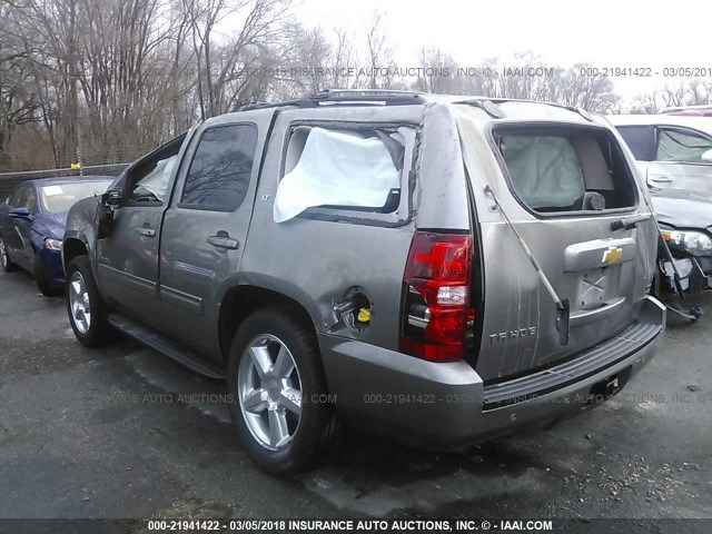 1GNSKBE06CR251961 - 2012 CHEVROLET TAHOE K1500 LT GRAY photo 3