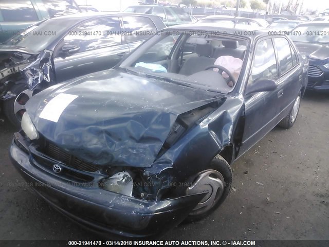 1NXBR12E1XZ279566 - 1999 TOYOTA COROLLA VE/CE/LE 绿色 照片 2