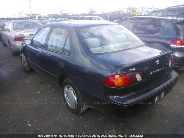 1NXBR12E1XZ279566 - 1999 TOYOTA COROLLA VE/CE/LE 绿色 照片 3