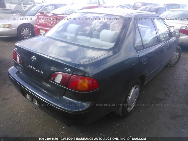 1NXBR12E1XZ279566 - 1999 TOYOTA COROLLA VE/CE/LE 绿色 照片 4