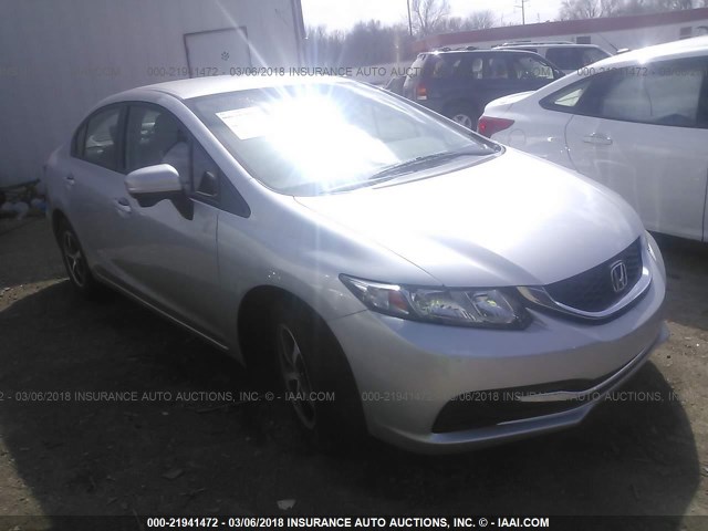 19XFB2F73FE064344 - 2015 HONDA CIVIC SE SILVER photo 1