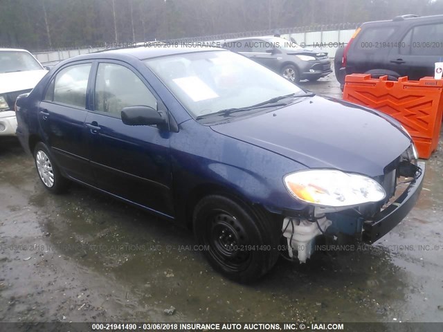 JTDBR32E632012753 - 2003 TOYOTA COROLLA CE/LE BLUE photo 1