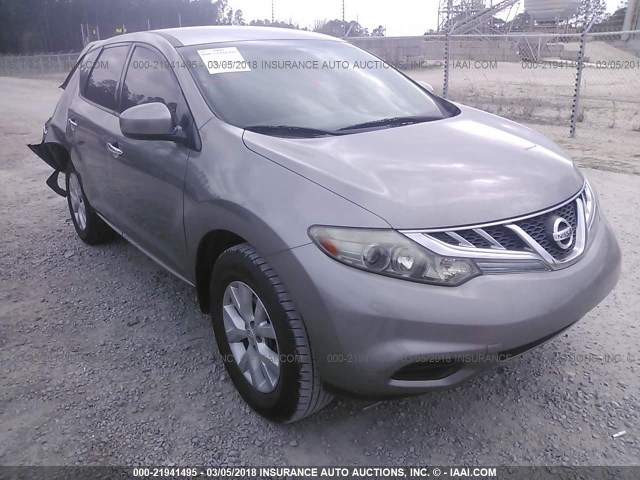 JN8AZ1MU6BW060172 - 2011 NISSAN MURANO S/SL/LE SILVER photo 1