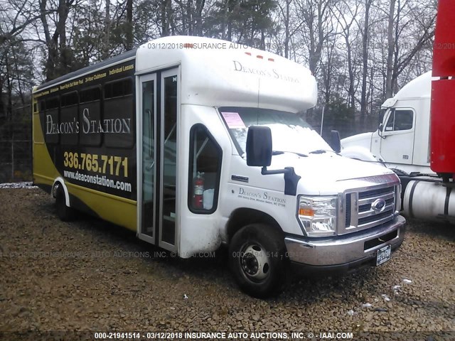 1FDFE4FS3CDA47219 - 2012 FORD E450 Սպիտակ լուսանկար 1