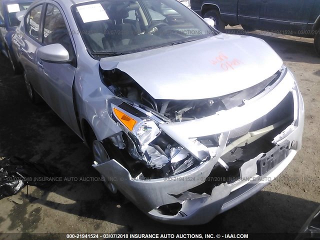 3N1CN7AP3FL855048 - 2015 NISSAN VERSA S/S PLUS/SV/SL SILVER photo 6