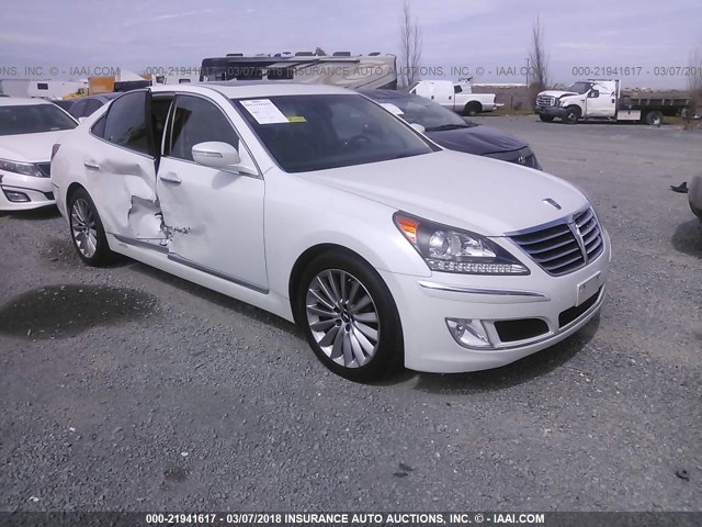 KMHGH4JF0BU034772 - 2011 HYUNDAI EQUUS SIGNATURE/ULTIMATE WHITE photo 1